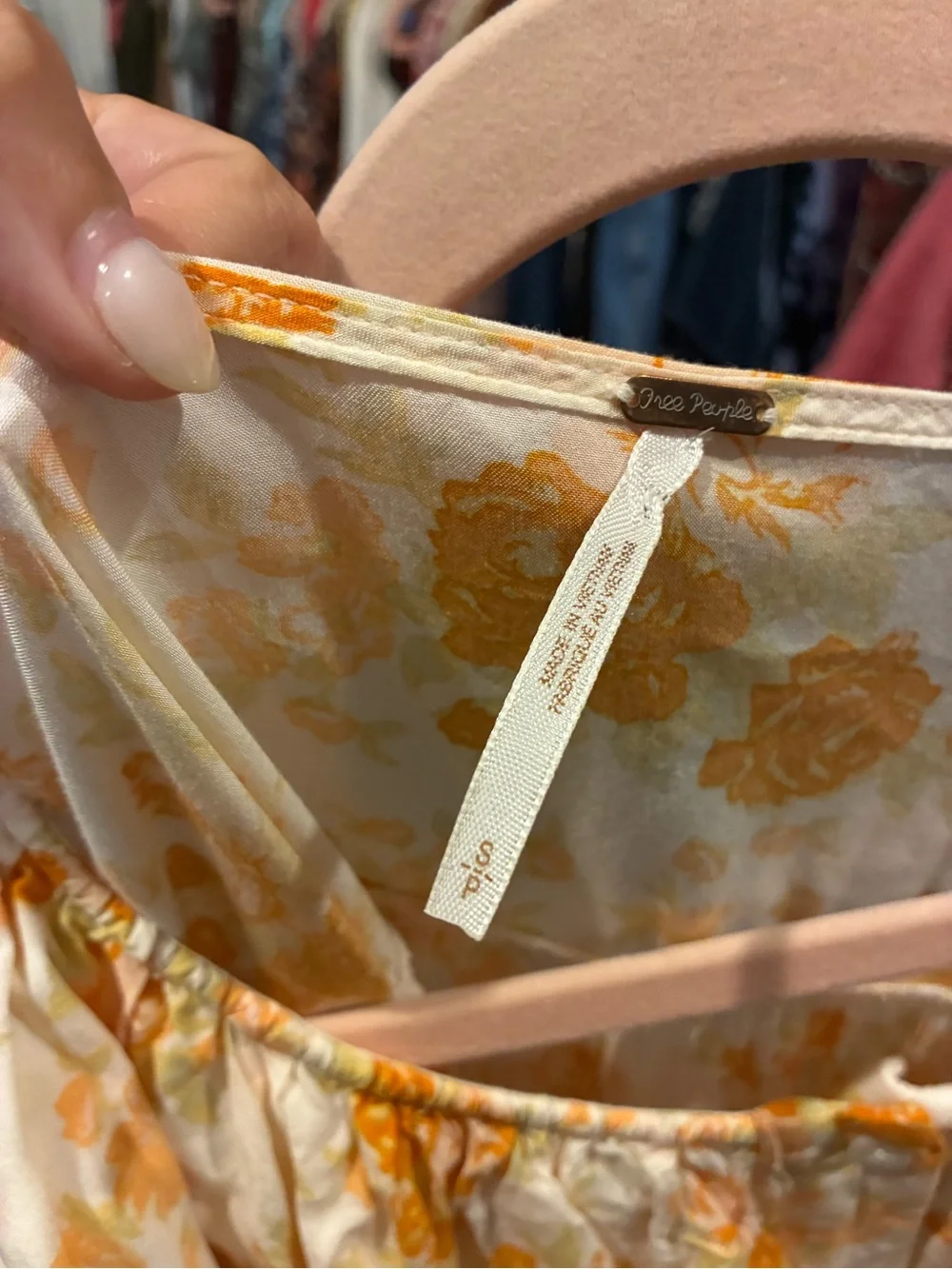 Free People Loretta Floral Tunic